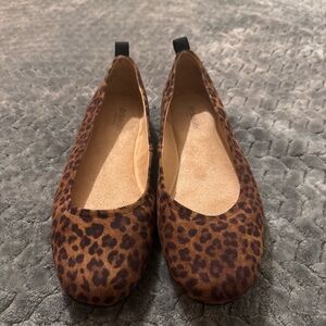 Dr. Scholl's Brown Leopard Print Flats